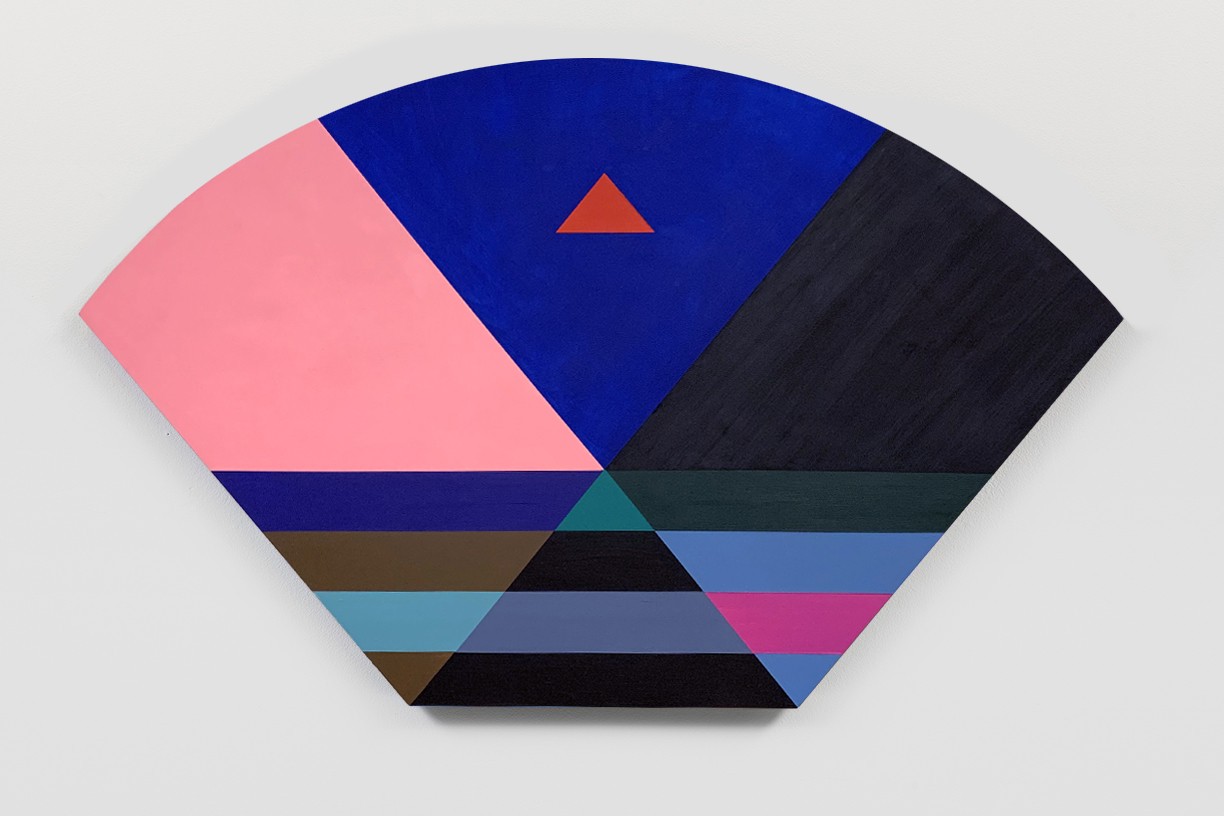 'VIEW_3B_03', 2019. Pigment and acrylic on wood. 25.5 × 36 inches